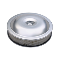 ACDelco Air Filter Assembly Round Aluminium Clear Anodized 14 in. Diameter 3 in. Filter Height 5 1/8 in. Base Each
