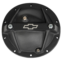 ACDelco Differential Cover Aluminium Black Crinkle Bowtie Logo GM 8.2 in. 8.5 in. 10-Bolt Each