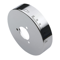 ACDelco Harmonic Balancer Cover Aluminium Chrome 8 in. Diameter Degree Markings Chevrolet Big Block Each