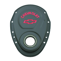 ACDelco Timing Cover 1-Piece Steel Black Chevrolet and Bowtie Emblems Chevrolet Small Block Each