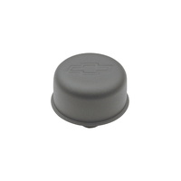 ACDelco Valve Cover Breather Push-In Round Steel Black Wrinkle Bowtie Emblem Each