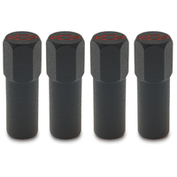 ACDelco Valve Cover Studs with Mini Hex Nuts Bowtie Emblem Steel Black Crinkle 1/4 in.-20 1.5 in. Length