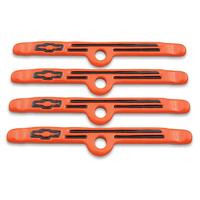 ACDelco Valve Cover Hold-Down Clamps Orange Powdercoated Chevrolet Set of 4