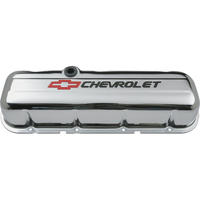 ACDelco Valve Covers Tall Steel Chrome Chevrolet Logo Chevrolet Big Block Pair