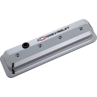 ACDelco Valve Cover Cast Aluminium Chrome Recessed Chevrolet Logo Chevrolet Small Block Pair