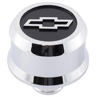 ACDelco Breather Push-in Aluminium Chrome Bowtie Logo Each