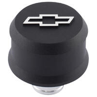 ACDelco Breather Push-in Aluminium Black Textured Bowtie Logo Each