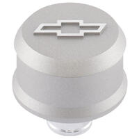 ACDelco Valve Cover Breather Slant Edge Aluminium Push-in Round Gray Bowtie Emblem 2.500 in. Diameter 1.220 in. Hole Size Each