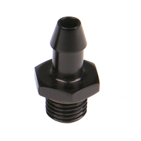 Aeromotive Fitting Straight -6 AN Male to 7mm Hose Barb Aluminium Black Anodized Each