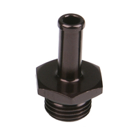 Aeromotive Fitting Male -4 AN 5/16 in. Hose Barb Aluminium Black Each