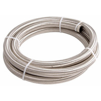 AF100-06-6M - SS BRAIDED HOSE -6AN 6 METRE