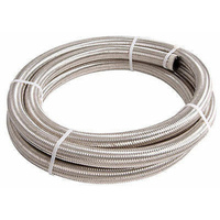 AF100-08-2M - SS BRAIDED HOSE -8AN  2 METRE