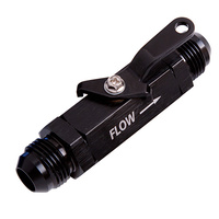 AF1000-08BLK - SHUT OFF VALVE -8AN BLACK