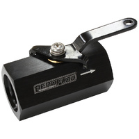 AF1001-10BLK - SHUT OFF VALVE -10ORB BLACK