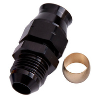 AF108-04BLK - 1/4"   HARD LINE TO -4AN MALE