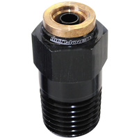 AF121-04BLK - 1/4" NPT STRAIGHT TO 1/4" 120