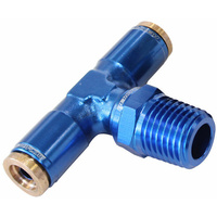 AF125-04 - 1/4" NPT TEE 120 SERIES NYLON