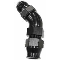 AF128-10BLK - 5/8" TUBE 45 deg male -10AN