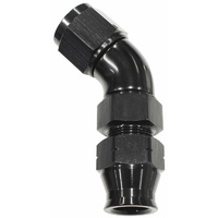 AF129-12BLK - 3/4" TUBE 45 DEG FEMALE -12AN