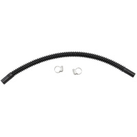 Aeroflow In-Tank Conversion 5/16" to 3/8" Flexible Nylon Fuel Hose - 300mm Length - Corrugated Design, includes two stainless steel clamps