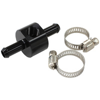 AF138-06BLK - INLINE PRESSURE GAUGE ADAPTER