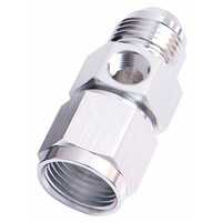 Aeroflow Straight Female Male -3AN Silver With 1/8" NPT Port AF140-03S