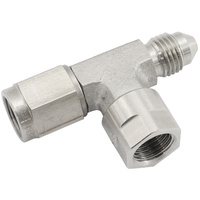 Aeroflow Straight -3AN Female to Male with M10 x 1.00mm Port Stainless Steel
