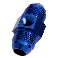 Aeroflow Straight Male Male -12AN Blue With 1/8" NPT Port AF141-12