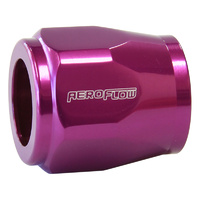 Aeroflow Hex Hose Finisher 12mm ID Purple 1/2" ID Clamp AF150-04PUR
