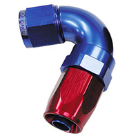 AF154-04 - 120 DEG HOSE END -04AN BLUE