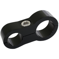 AF156-09-12BLK - STEPPED BILLET DUAL HOSE