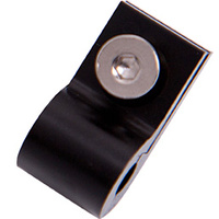 AF157-03BLK-10 - BILLET P STYLE CLAMP 3/16 LINE