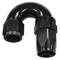 AF159-04BLK - 180 DEG HOSE END -04AN BLACK