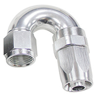 AF159-04S - 180 DEG HOSE END -04AN SILVER