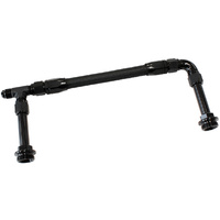 AF160-06-2BLK - HOLLEY DUAL INLET RAIL -6AN