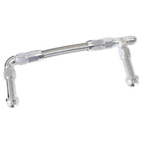 AF160-08S - HOLLEY DUAL INLET RAIL -8AN