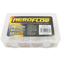 Aeroflow Metric Brass Crush Washer Kit M6-M24 10 of Each Size AF181-KIT
