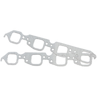Aeroflow Perforated Steel Exhaust Gasket Set - Suit Big Block Chevy 1.92" x 1.87" Port