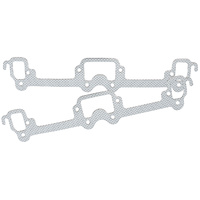 Aeroflow Perforated Steel Exhaust Gasket Set - Suit Small Block Chrysler 1.25" x 1.75" Port