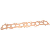 Aeroflow Nissan RB30 Copper Embossed Exhaust Gasket - Suit Nissan RB30 with 1.48" x 1.48" Port Size