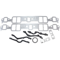 Aeroflow Graphite Intake Manifold Gasket Set - Suit Small Block Chevy 350 1.23" x 1.99" Port