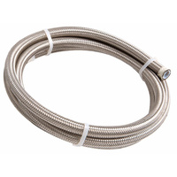 AF200-04-15M - SS TEFLON BRAIDED HOSE -4AN