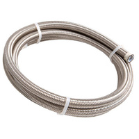 AF200-04-6M - SS TEFLON BRAIDED HOSE -4AN