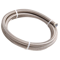 AF200-06-15M - SS TEFLON BRAIDED HOSE -6AN