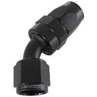 AF202-04DBLK - ALLOY 45 DEG HOSE END -4AN