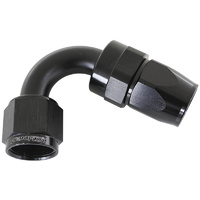 AF204-04DBLK - ALLOY 120 DEG HOSE END -4AN