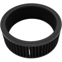 Aeroflow Replacement Round Air Filter Element - 11" x 3-1/2", washable black cotton filter element