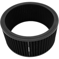 Aeroflow Replacement Round Air Filter Element - 11" x 5", washable black cotton filter element