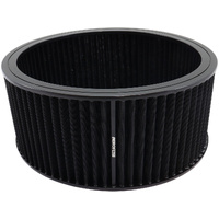 Aeroflow Replacement Round Air Filter Element - 14" x 6" washable cotton filter element