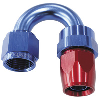 AF206-10D - ALLOY 180 DEG HOSE END -10AN